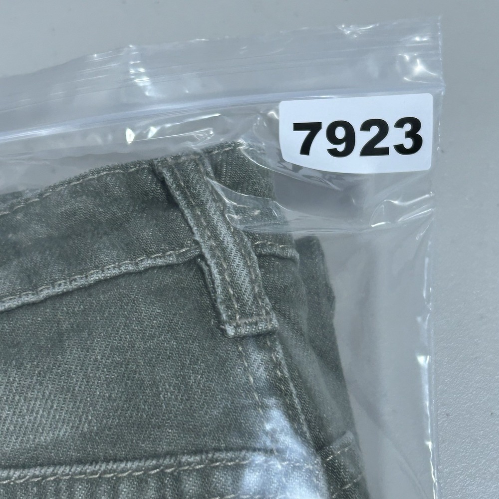 R13 Tobi Boy Jeans Women Size 26 Army Green Denim Made Italy Straight Leg - Picture 12 of 12